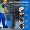 Costway 57-Pint(DOE) Portable Commercial Dehumidifier with Drain Hose 24H Timer 8,000 Sq. ft Coverage Area (MAX 215Pint at 95°F, 90%RH)